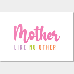 Mother Like No Other - Pink on White Posters and Art